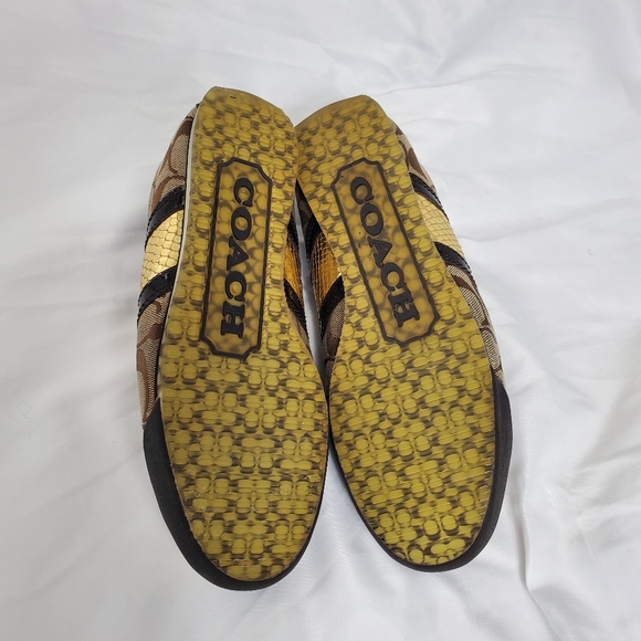 Coach Meagan Signature Logo Sneakers - Picture 6 of 9